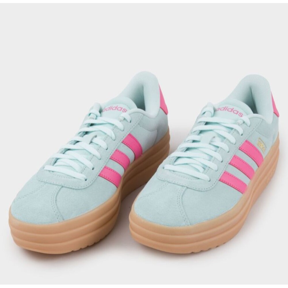 Size 6.5- Adidas VL Court Bold Shoes- Mint